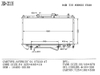High Quality Cooling System Auto Radiator for Toyota Avensis′01 St220 at OEM 16400-0d100