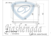 Changan/Honor Automobile Air Conditioning Refrigeration Parts Cooling System Aluminum Condenser Wholesale